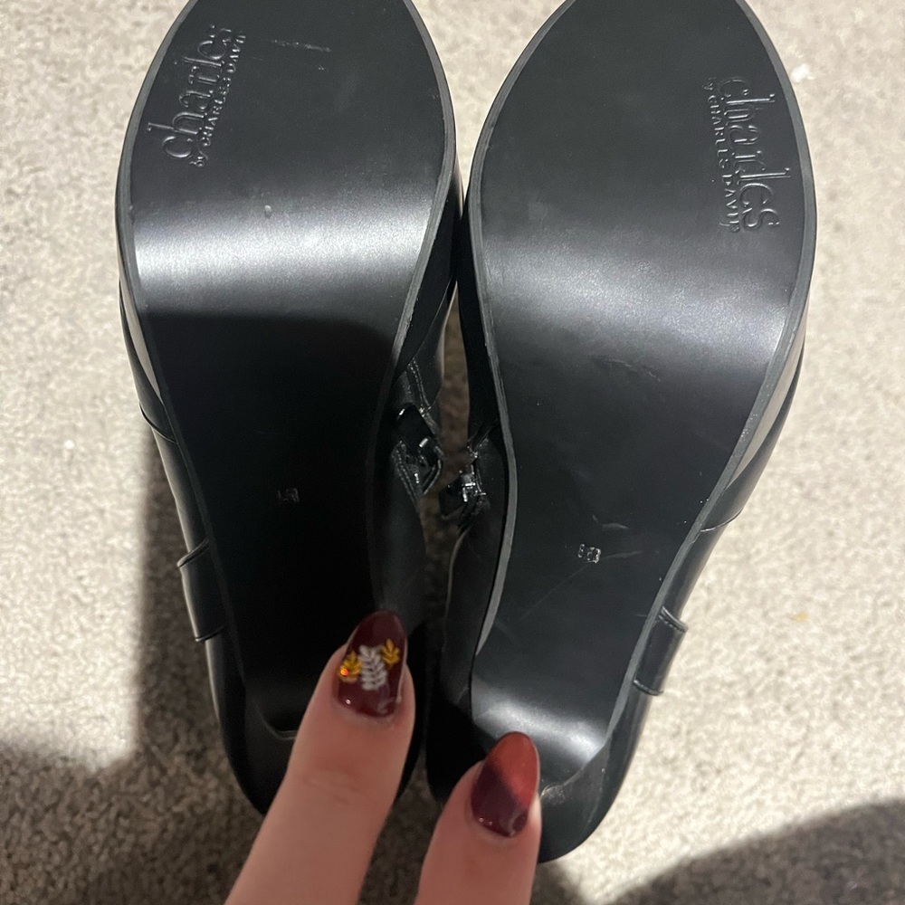 Black Booties By Charles By Charles David. Never … - image 2